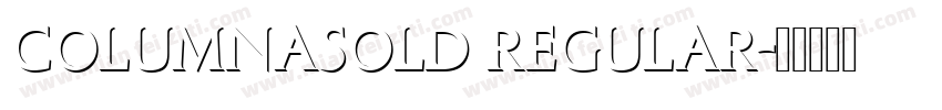 ColumnaSolD Regular字体转换